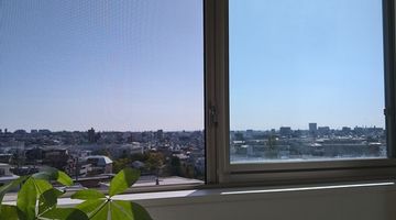 大きな窓が開放的で特別の解放感